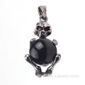 Antique Skull Onyx Jewelery Accessories Pendant Necklace